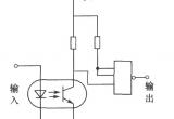 光电耦合器组成的施密特电路电路图