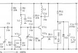 无线电发射报警器中的晶振稳频的调频电路电路图