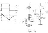 电容负反馈锯齿波电路(一)电路图