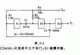 CMOS门压控振荡器电路电路图
