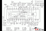 CXA1191S收音电路电路图