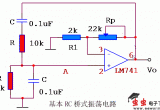 基本RC桥式振荡电路电路图