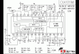 CXA1019M电路电路图