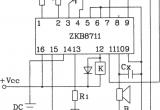ZKB8711自控报警集成电路用于恒温自动控制报警电路电路图