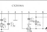 CX20106A的应用电路图电路图