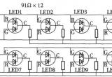 由CD4013组成的自动双色变色灯电路电路图
