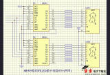 6B595驱动的LED显示电路设计（共阳）电路图
