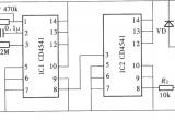 用CD4541组成的长延时定时电路电路图