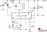 μPC1373H的应用电路电路图