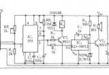 自动恒温装置伴鸟鸣发声电路电路图