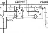 输出波形对称的奇次分频计数器(μL9020)电路图