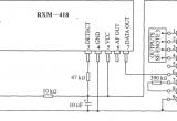 RXM-433/418-RM系列FM超外差式接收器模块电路图
