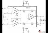 仪表放大器屏蔽层驱动产生器(INA105)电路图