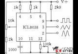 单片精密函数发生器ICL8038应用电路三电路图