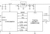 CYWUSB6934 CDMA GFSK 2.4 GHz收发器电路图