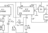 长延时定时控制器(CD4060、CD4518、CD4069)电路图