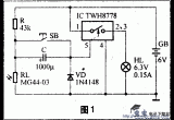 延时小夜灯电路图