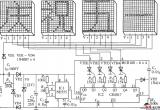 由NE555、CD4017组成的节日字灯显示电路电路图