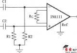 INA111构成的高通滤波电路电路图