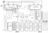 六位数字显示式电子计数器电路图
