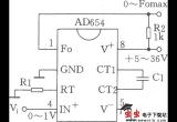 由AD654组成的压频变换电路电路图