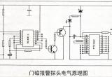 无线门磁报警探头电路图