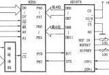 AD1674与PC总线的接口电路电路图