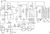 数字显示式时钟信号源(CD4543、CD4060、CD4518)电路图