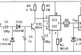 声光控制电子犬电路电路图