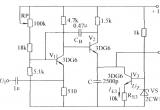 用晶体管代替放电电阻的自激锯齿波电路电路图