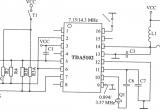 TDA5102 ASK/FSK 915 MHz发射器电路图