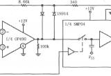由SMP04与运放构成的增益为10的采样保持放大电路电路图