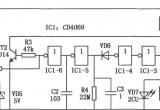 用CD4069组成的照明灯节能控制器电路电路图