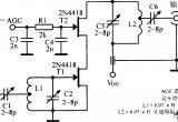 200MHz共源一共栅放大电路电路图