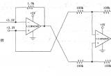 由LOG101与运放OPA2335构成的精密电流反向器／电流源电路二电路图