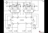 四路互锁开关二(CD4028、CD40107)电路图