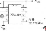 可编程晶体振荡器HA7210的应用电路电路图