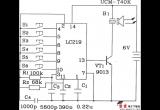 LC219/220A构成超声波6路遥控接收应用电路图电路图