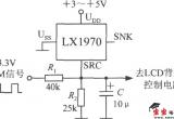 由可见光亮度传感器LX1970构成的亮度调节电路电路图