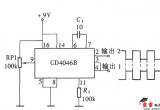 用CD4046产生相位相反的对称方波电路图
