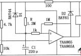 运放继电器延时释放电路电路图