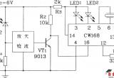 用红外线控制CW168的应用电路电路图