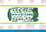 三星S300/S308手机维修实物图电路图