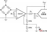 由INA337构成的输出参考电位为VREF／2的电路电路图
