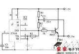 使用555时基电路组成的锯齿波振荡器电路图