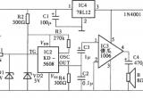 采用TX05D的红外线控制电子狗电路电路图