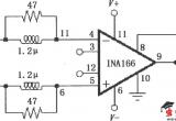 INA166的输入稳定网络电路电路图