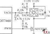 驱动一台三线风扇的电路(智能化远程热风扇控制器ADT7460)电路图