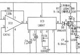 红外自动水龙头控制器(555、LM567、SP110)电路图