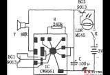 CW9561构成的感光式报警器电路图